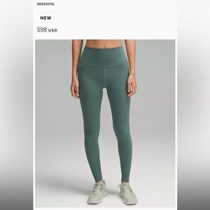 Lululemon wonder train high rise tight